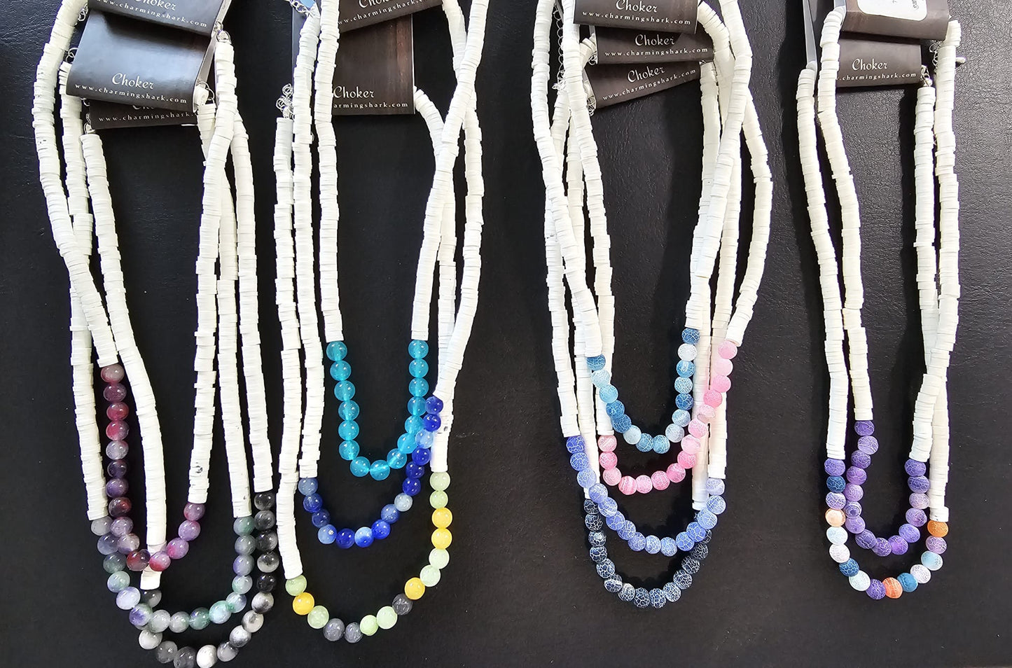 AGATE & STONE FIMO NECK