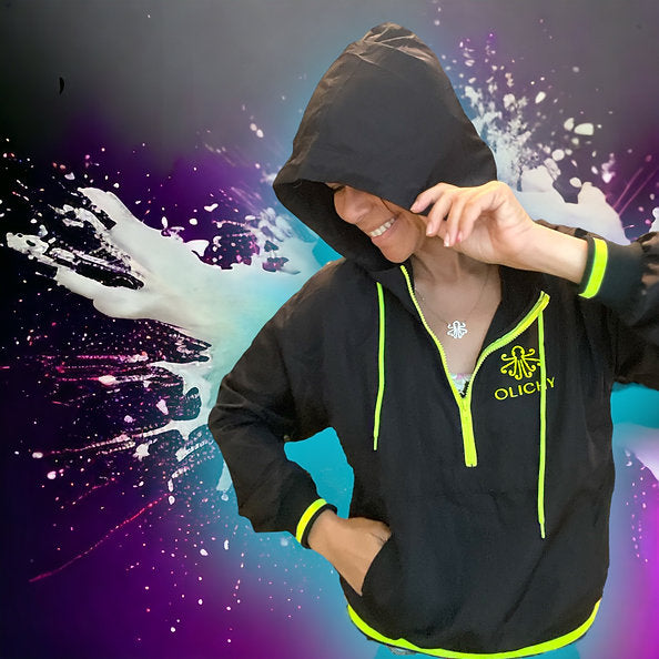 WINDBREAKER BLACK-NEON