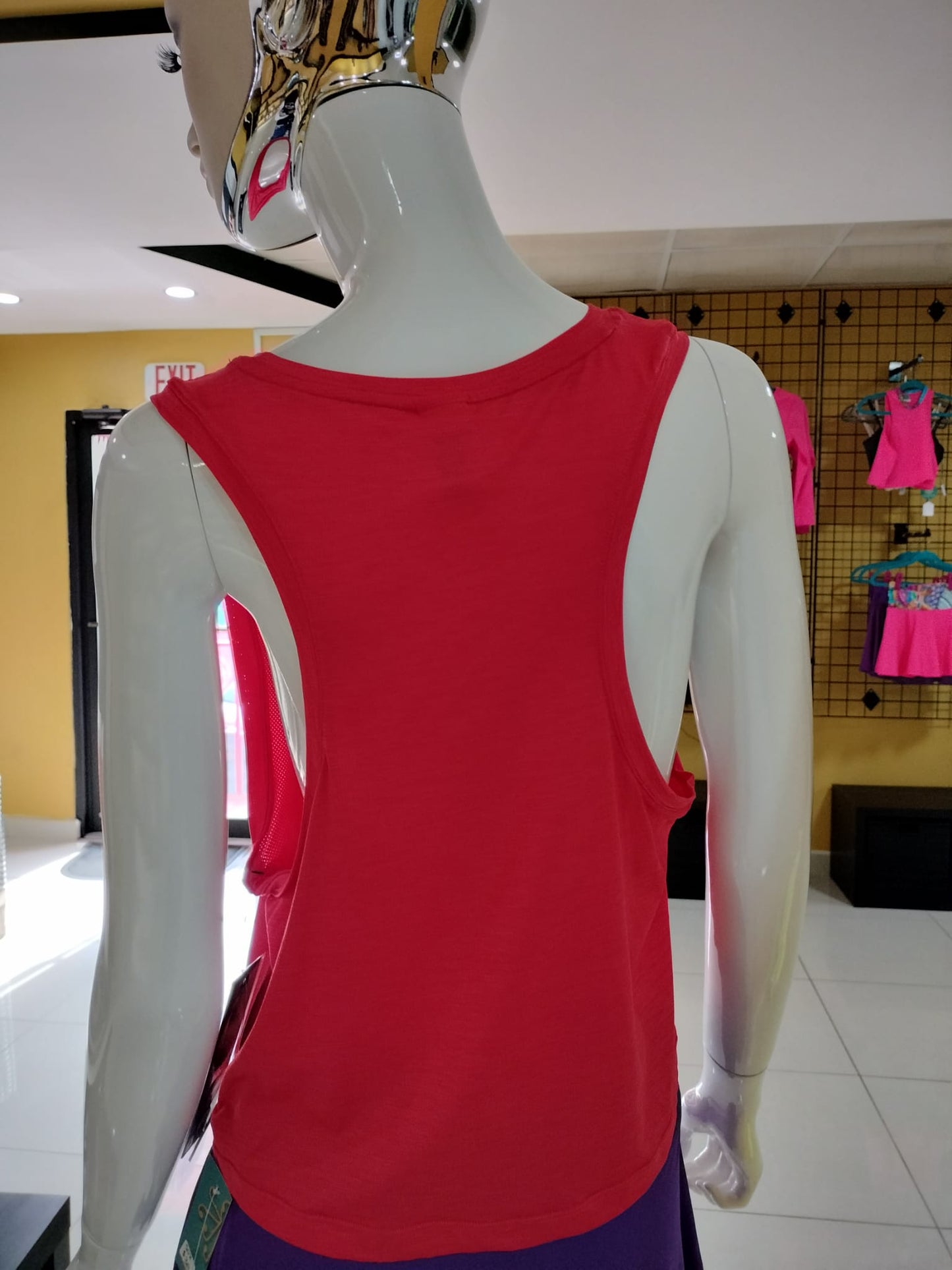 RED MONO TANK T13