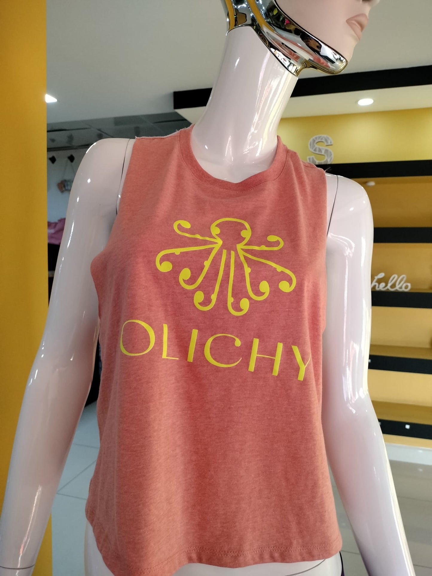 OLICHY TANK PEACH
