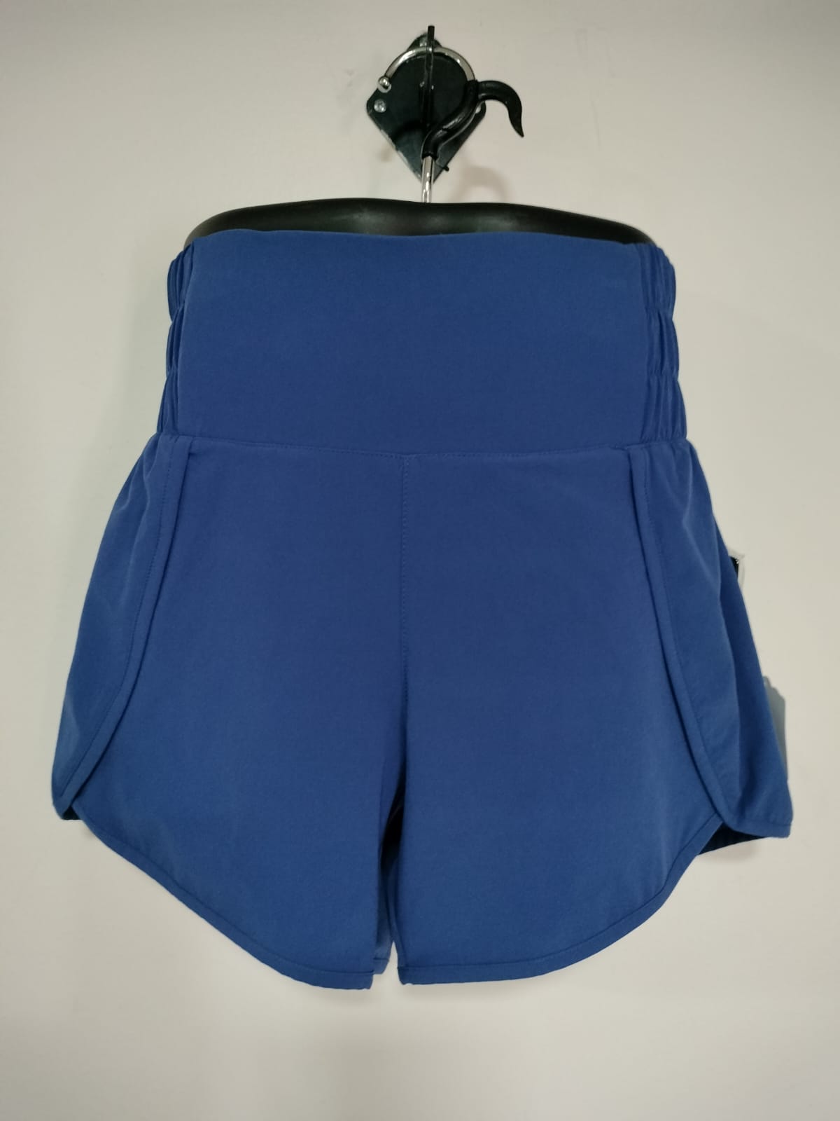 HIGH WAISTED SHORT W INNER PANTY BLUE