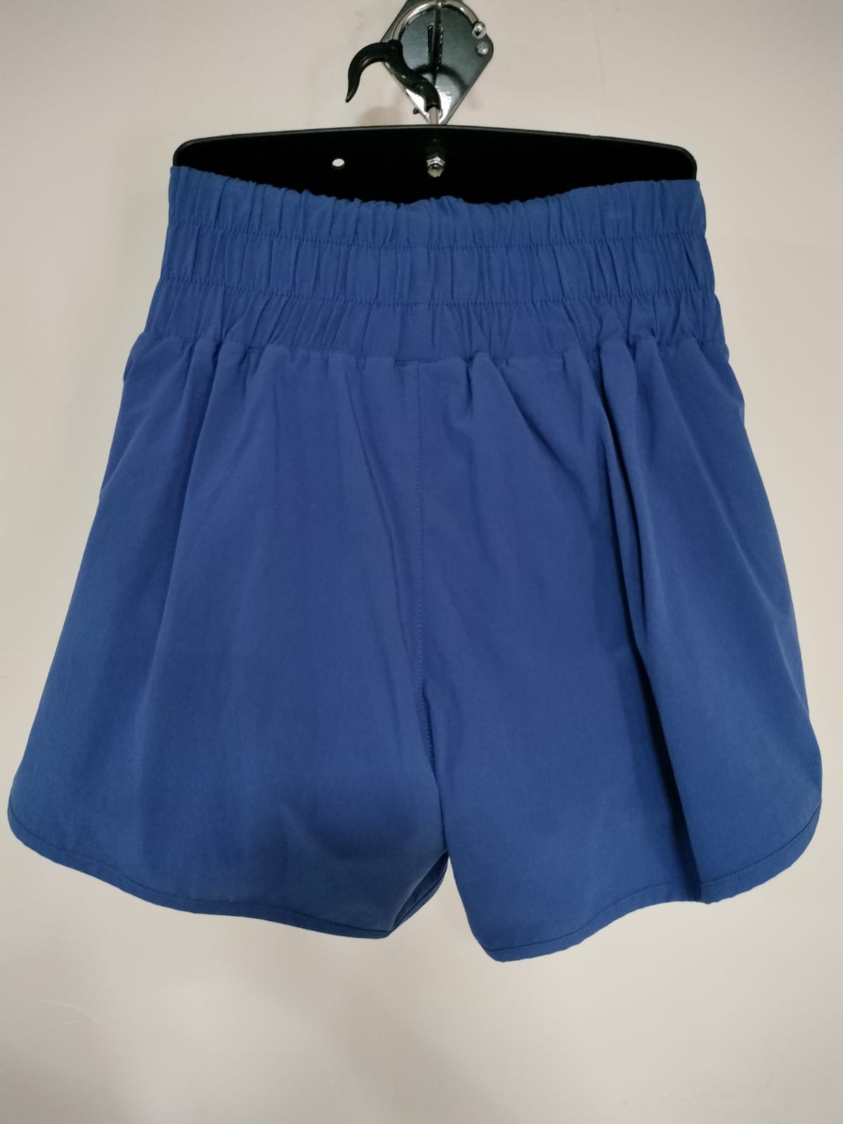 HIGH WAISTED SHORT W INNER PANTY BLUE