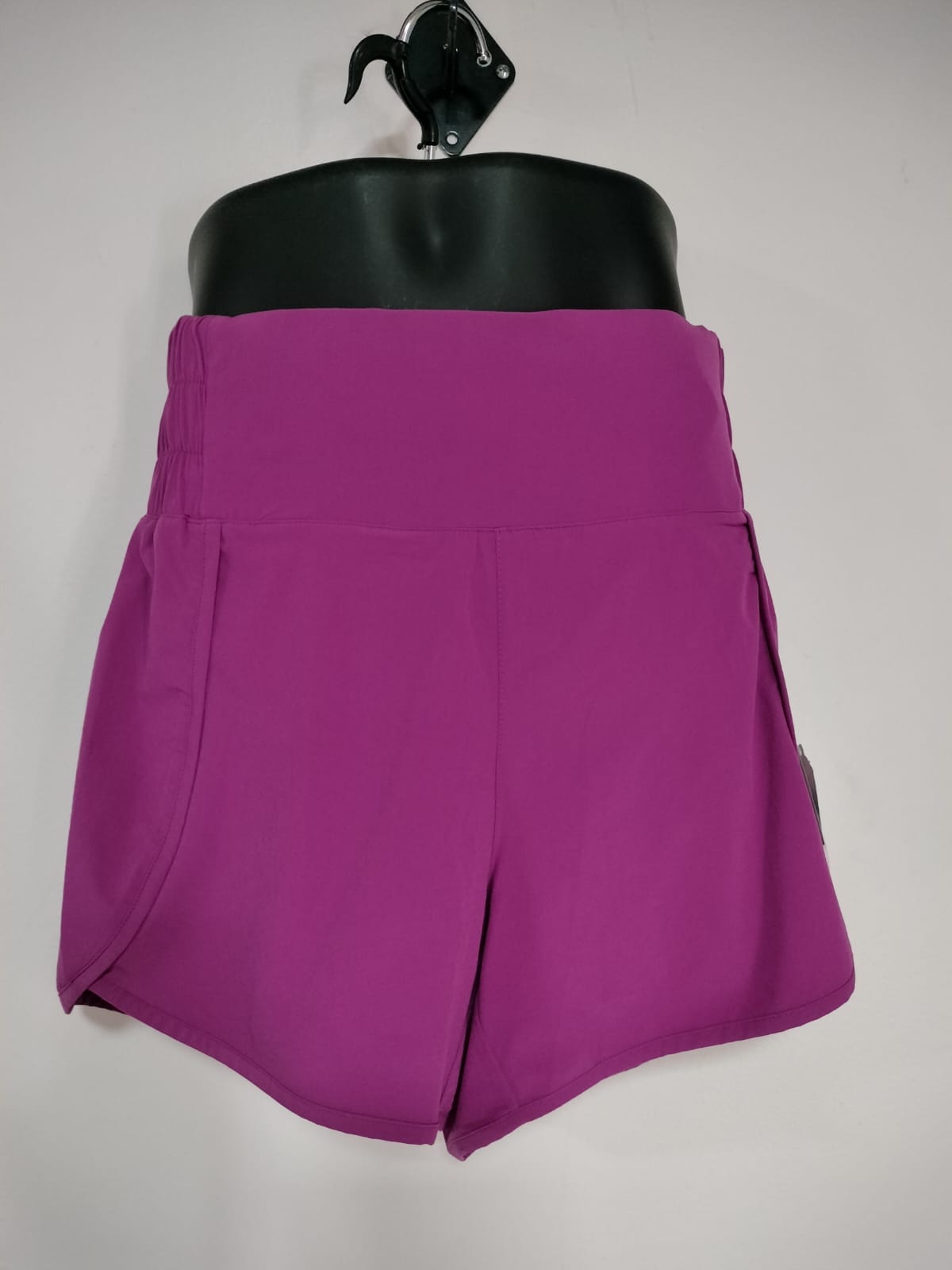 HIGH WAISTED SHORT W INNER PANTY PURPLE