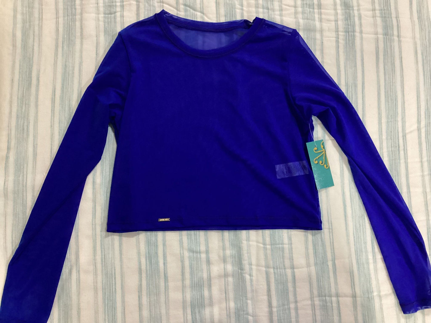 MESH LONG SLEEVE TOPS