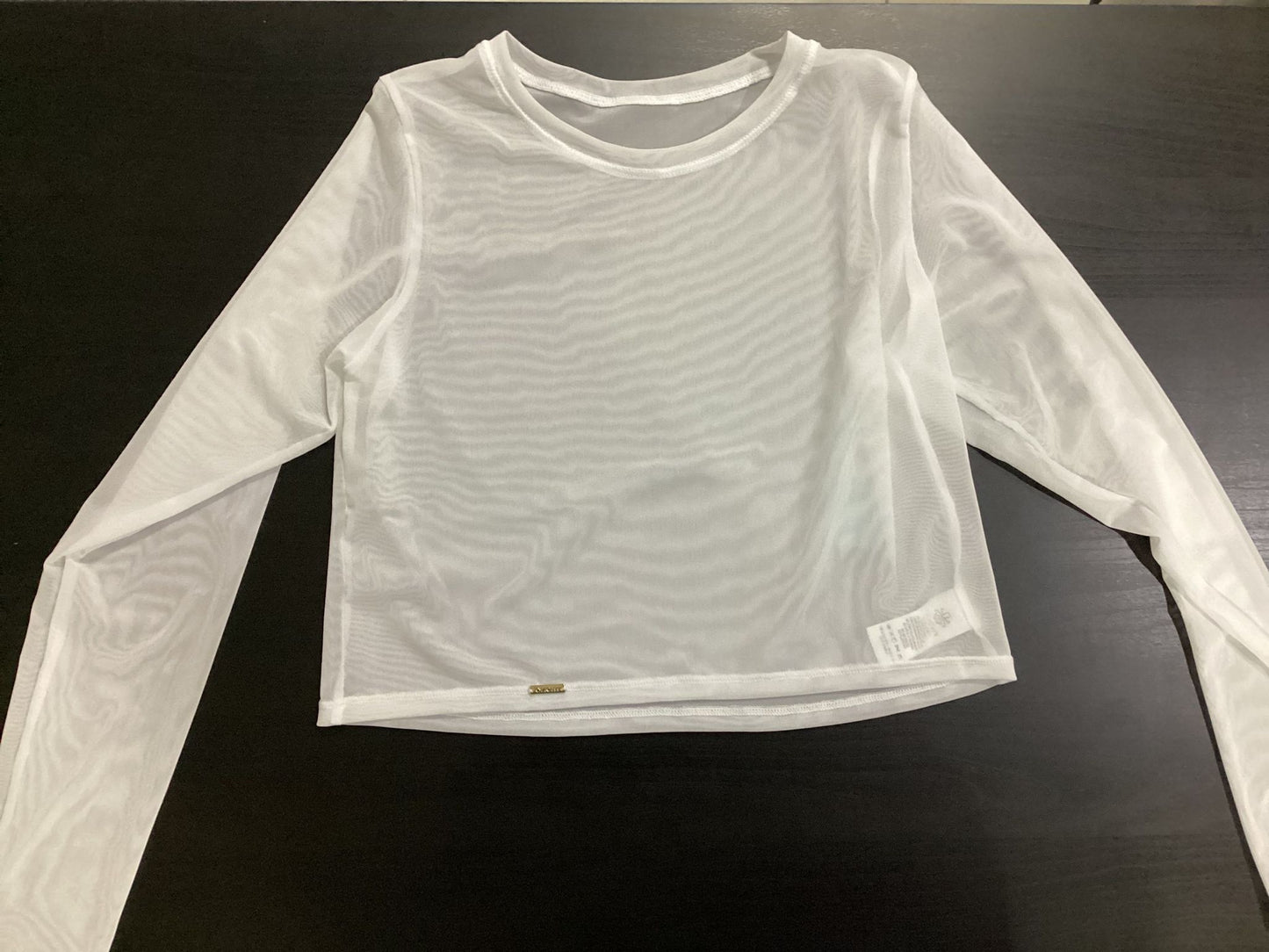MESH LONG SLEEVE TOPS