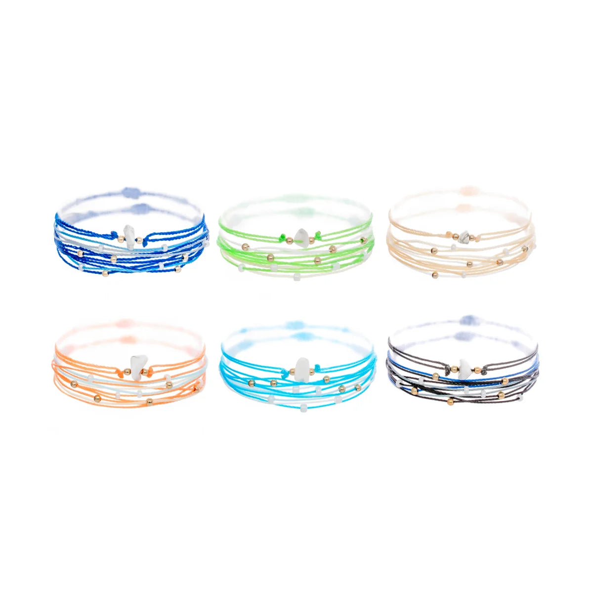 STONE STACK BRACELET