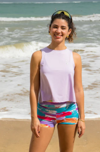 EUNICE LILAC TANK TOP