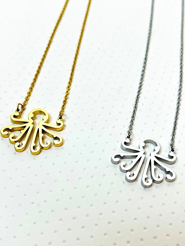 NECKLACE PULPO SILVER